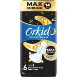 Orkid Ultra Hijyenik Ped Gece Extra Max (Boy 6) 14 Adet Ped