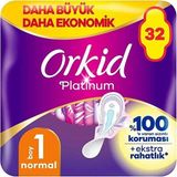 Orkid Ultra Platinum Normal Ped 32'li Kaliteli ve Ekstra Koruma ile Sızıntı Önleyici Teknoloji