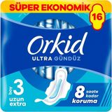Orkid Ultra Uzun Extra (Boy 3) Süper Ekonomik Hijyenik Ped 16'lı