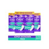 Orkid Yaprak Günlük Ped Normal Süper Ekonomik Paket 100'lü X3