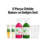 Orkide Bakım Seti Saksı Keiki Macunu Köklendirme Jeli Power Mix Bloom 5 Parça 1 L