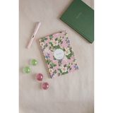 Orkide Desenli Bez Ciltli Defter - 9