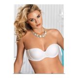 Orkide Kadın Beyaz Push Up Dolgusu Basic Straples Sütyen 2850