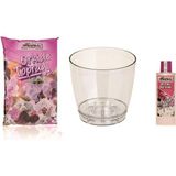 Orkide Toprağı + Saksısı 2.3l + Besini 3'lü Set