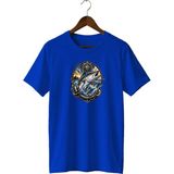 Orkinos Balık Baskılı Unisex Tişört Deniz Balıkçılığı Outdoor Temalı Bisiklet Yaka T-Shirt - Siyah