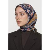 Orlienne Desen Organik Eşarp Lacivert