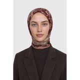 Orlienne Desen Organik Eşarp Mürdüm