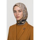 Orlienne Desen Organik Eşarp Siyah