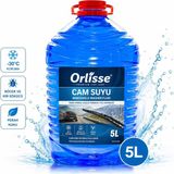 Orlisse Oto Cam Suyu 5 Litre - Böcek ve Kir Sökücü Etkili Formül Tüm Araçlar İçin Uygun