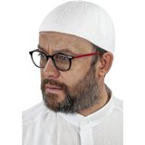 Orlon Örme Kışlık Yün Bere Takke Baklava Desen Beyaz