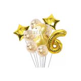 Orman Hayvanları Sincap 6 Yaş Balon Set Balon Folyo Set Konsept Sincap Doğum Günü Set Yaş Balon