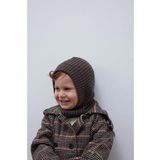 Örme Çocuk Balaclava Bere Kahve