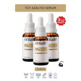 ORNATE Karınca Yumurtası Yağı Tüy Azaltıcı Ve Nemlendirici Serum 3'lü Süper Set 30ml