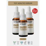 ornate Karınca Yumurtası Yağı Tüy Azaltıcı ve Nemlendirici Serum Seti 3×30 ml – Pürüzsüz ve Yumuşak Cilt Için