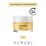 ORNATE Su Bazlı Nemlendirici Krem, Onarıcı, Karşıtı, Yağlı, Karma, Aşırı Yağlı Ciltler 50 ml