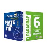 Örnek Akademi 6. Sınıf Süper İkili Matematik Ve Editör Paragraf Mantık Muhakeme Soru Bankası Seti 2 Kitap