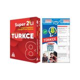 Ornek Akademi 8.Sinif Turkce Ikili Seti Ve Evrensel Yaprak Test Seti 2 Kitap