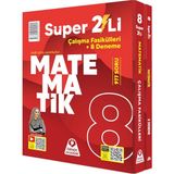 Örnek Akademi Örnek Akademi 8. Sınıf Süper İkili Matematik Seti Ciltli Çalışma Fasikülleri ve 8 Deneme