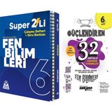 Örnek Akademi Yayınları 6. Sınıf Süper İkili Fen Bilimleri ve 32 Haftalık Deneme Seti 2 Kitap