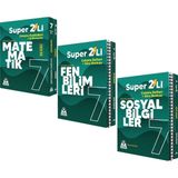 Örnek Akademi Yayınları (Sınıf: 7) Süper İkili Fen Bilimleri Sosyal Bilgiler ve Matematik Seti 3 Kitap
