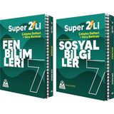 Örnek Akademi Yayınları (Sınıf: 7) Süper İkili Fen Bilimleri ve Sosyal Bilgiler Seti 2 Kitap