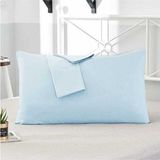 Örnek Çeyiz Akfil %100 Pamuk 120LIK Baza Için Lastikli Çarşaf + Yastık Kılıfı 120 x 200 cm - 120x200 - Bebe Mavisi