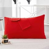 Örnek Çeyiz Akfil %100 Pamuk 120LIK Baza Için Lastikli Çarşaf + Yastık Kılıfı 120 x 200 cm - 120x200 - Kırmızı
