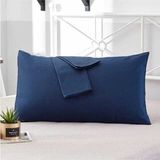 Örnek Çeyiz Akfil %100 Pamuk 120LIK Baza Için Lastikli Çarşaf + Yastık Kılıfı 120 x 200 cm - 120x200 - Lacivert