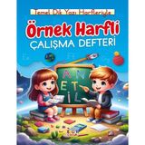 Örnek Harfli Çalışma Defteri - Temel Dik Yazı Harfleriyle