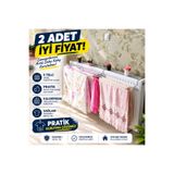ÖRNEK MAĞAZA Kurufer Petek Üstü Çamaşır Kurutmalık Askısı Banyo Kalorifer Kurutmalık 5 Telli 60x30 cm