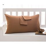 Örnek Yorgan Akfil %100 Pamuk Tek Kişilik Lastikli Çarşaf + Yastık Kılıfı 100 x 200 cm - 100x200 - Koyu Kahverengi