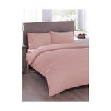 Örnek Yorgan Düz Renk Akfil 64 Tel Nevresim Takımı - 200 x 220 cm - Açık Pudra