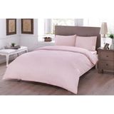 Örnek Yorgan Düz Renk Akfil 64 Tel Nevresim Takımı - 200 x 220 cm - Toz Pembe