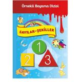 Örnekli Boyama - Sayılar - Şekiller - Parıltı Yayınları