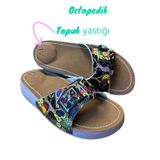 orotpedik topuk dikeni ev terliği sokak terliği (siyah baykuş desenli 1006, EU Ayakkabı Beden Sistemi, Yetişkin, Kadın, Sayısal Aralık, Orta, 36, 43)