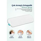Orpedox Çok Amaçlı Horlama Yastığı Visco Yastık 51X18X10 cm - 51 x 18 x 10 cm - Beyaz