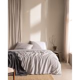 Orpen King Size %100 Pamuk Madame Coco Crep Baskılı Nevresim Takımı - Gri
