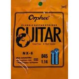 Orphee NX-6 Klasik Gitar Mi (E) Teli - 6. Tel (Aksesuar - Yedek Tek Tel) | Gümüş Kaplama Bakır Sargı, Yüksek Karbonlu Çe