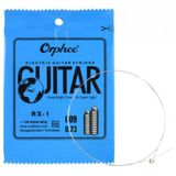Orphee Rx-1-009 Elektro Gitar 0.09 İnce Mi (E) Teli - 1. Tel (Aksesuar - Yedek Tek Tel) | Yüksek Karbonlu Çelik, Nikel Alaşım Kaplama, 0.009 İnç Kalınlık, Parlak Ve Net Tizler | Uyum: Tüm Elektro Gita