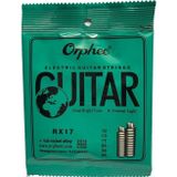 Orphee RX17 Elektro Gitar Teli Seti (Orta Seviye - Nikel Seri) | Nikel Alaşım Kaplama, Yüksek Karbonlu Çelik Çekirdek, E