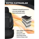 Orqide Procyon Serisi Opel Astra H Hb Model Oto Koltuk Kılıfı - 01-Siyah