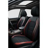 Orqide Tumix Serisi Opel Corsa C Model Oto Koltuk Kılıfı - TUMİX KIRMIZI - 01-Siyah