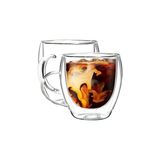 Orret 250 ml Çift Cidarlı Kupa Bardak,kahve,çay ve Bitki Çayı Içi Borosilikat Kupa Termisil Ka - 1 Adet - 1 lt