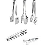 Orret 5 Parça Maşa Set,Makarna,Salata,Şeker,Buz Maşası
