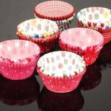 Orret Home 100 Adet Desenli Cupcake Kalıbı,Renkli Browni Ve Muffin Kabı,Kağıdı