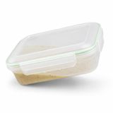 Orret Home 1150 Ml Sızdırmaz Şeffaf Contalı Kilitli Saklama Kabı, PP Plastik Gıda Saklama Kutusu, Kapaklı Buzdolabı Düzenleyici, Mutfak ve Erzak Kabı, İstiflenebilir Çok Amaçlı Organizer (ASORTİ RENK