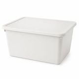 Orret Home 20 Litre Kapaklı Plastik Depolama Kutusu Organizer Kutu Çok Amaçlı Düzenleyici Saklama Kutusu Ev İçi Dolap İçi Oyuncak Kıyafet Banyo Mutfak Organizer Kutusu