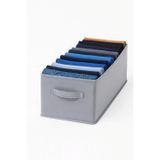 Orret Home 24x41x20 cm Bez Kutu Pantolon Organizeri Dolap İçi Düzenleyici, Çamaşır Organizer, Gardırop İçi Pantolon Saklama Kutusu, Katlanabilir Dolap Organizer Sepeti