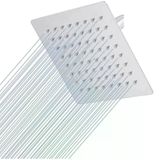 Orret Home 25X25 Cm 304 Paslanmaz Çelik Tepe Duşu – Geniş Kare Duş Başlığı, Sabit Tepe Duş Başlığı, Handshower Uyumlu, Modern Ve Dayan�