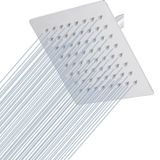 Orret Home 25x25 Cm 304 Paslanmaz Çelik Tepe Duşu – Geniş Kare Duş Başlığı, Sabit Tepe Duş Başlığı, Handshower Uyumlu, Modern ve Dayanıklı Duş Sistemi Parçası (Kare)